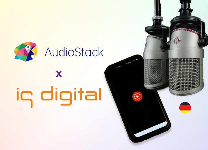 KI-gesteuerte Werbeerstellung auf Knopfdruck: So geht Audio-Vertrieb richtig – mit iq digital und AudioStack.