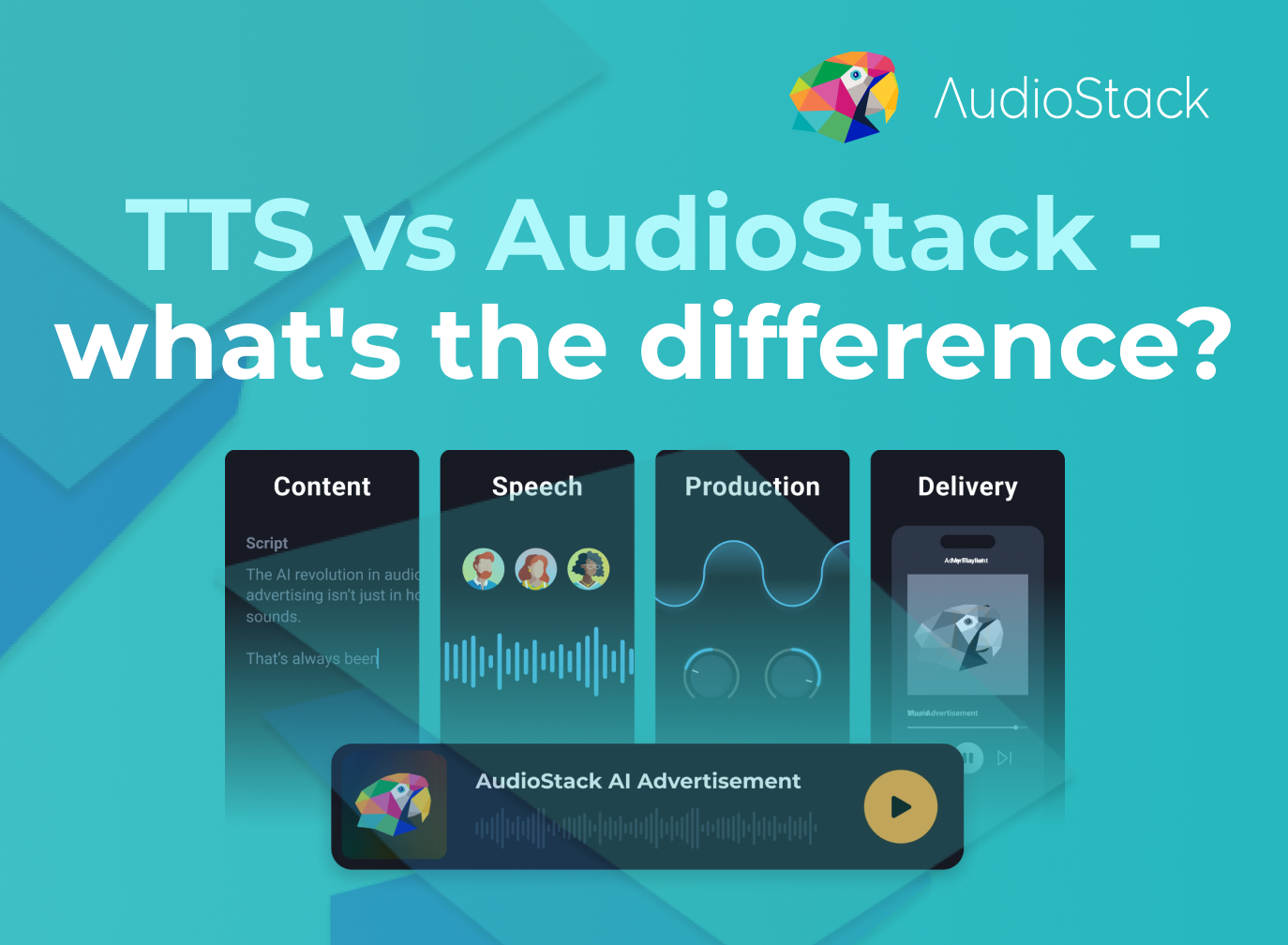 Text-to-Speech, AI Voices and AudioStack: what’s the difference?