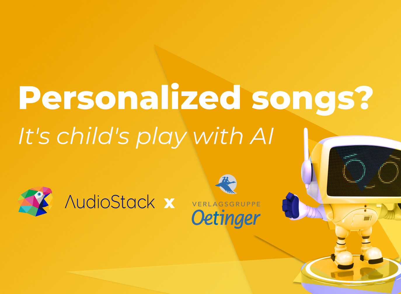 Audio storytelling: it’s child’s play with AI! Here’s how AudioStack and Oetinger are making it happen.